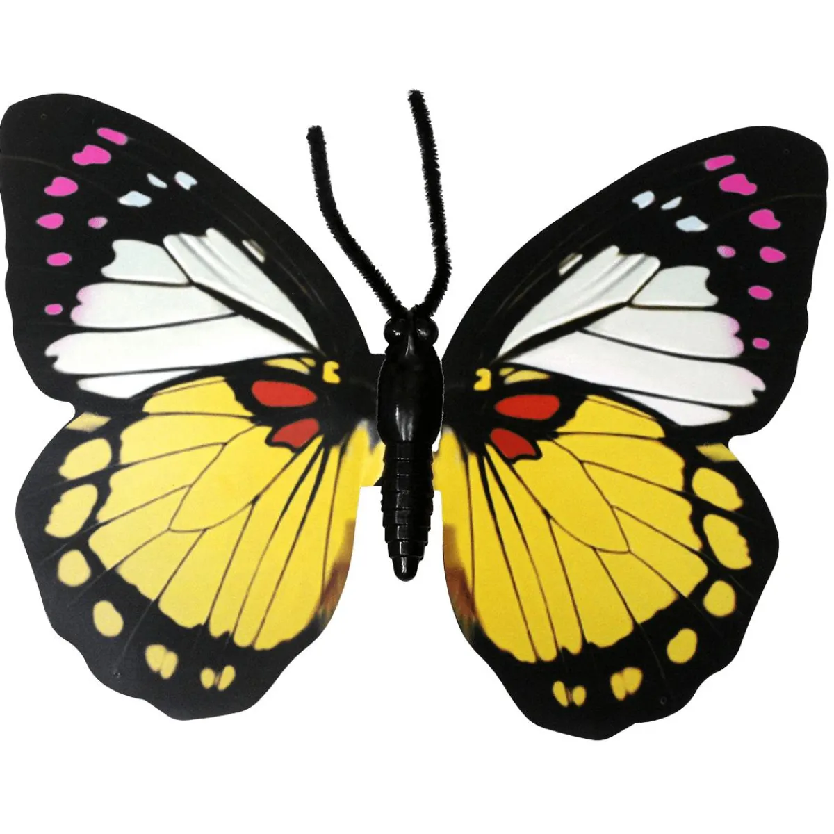 Decoración De Animales|Decoración De Primavera>DecoWoerner 2 Mariposas Deco Amarillas 50 Cm amarillo