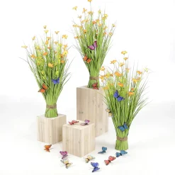 Decoración De Animales|Decoración De Primavera>DecoWoerner 6 Mariposas Decorativas Con Clip De Colores 9 Cm multicolor