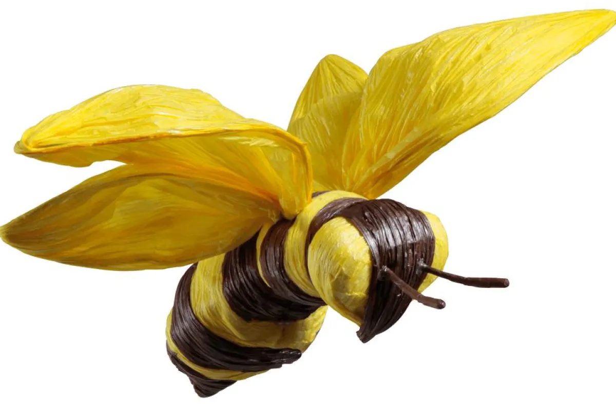 Decoración De Animales|Decoración De Primavera>DecoWoerner Abejas Decorativas 26 Cm, 3 Piezas amarillo