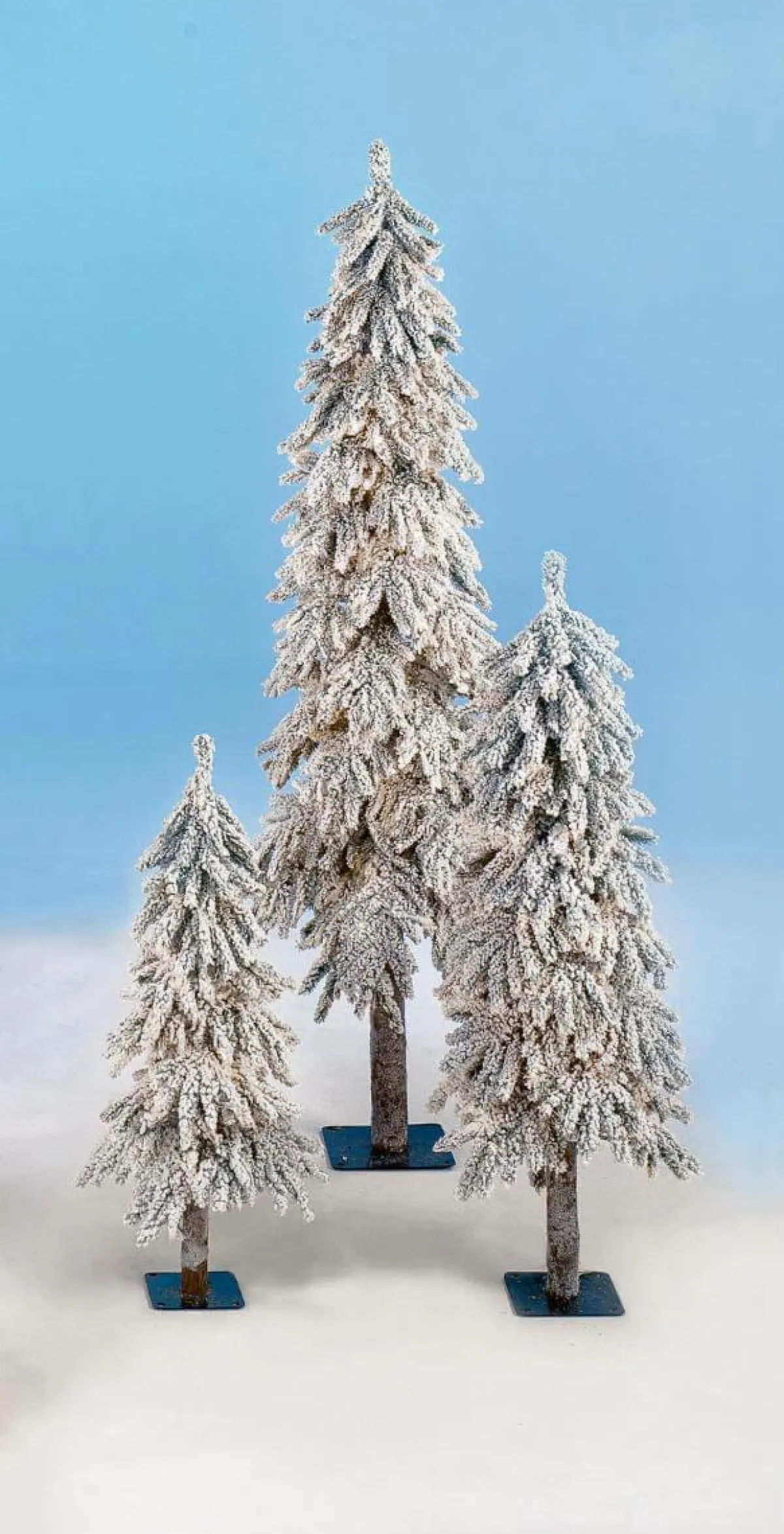 Árboles De Mesa Y Ramas De Abeto|Árboles De Navidad Artificiales>DecoWoerner Abeto Artificial Nevado Abeto Alpino 60 Cm verde
