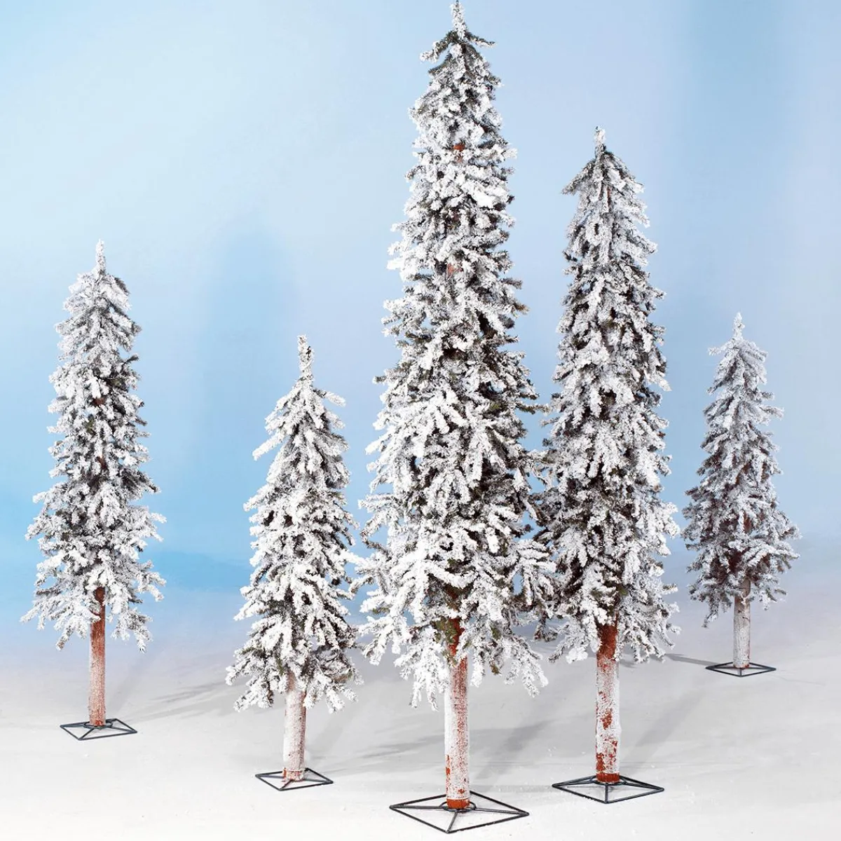 Árboles De Navidad Artificiales>DecoWoerner Abeto Artificial Nevado Abeto Alpino 90 Cm verde