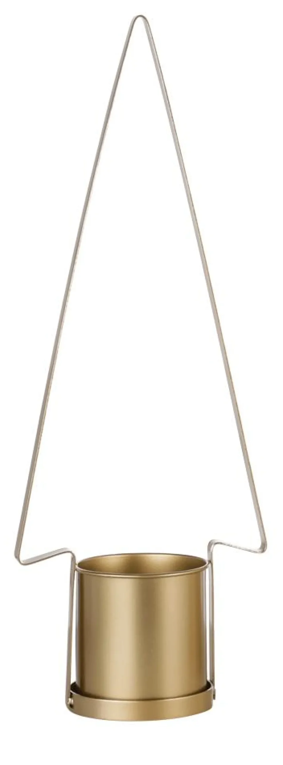 Figuras De Navidad>DecoWoerner Abeto De Metal Con Maceta , 67 Cm De Altura oro