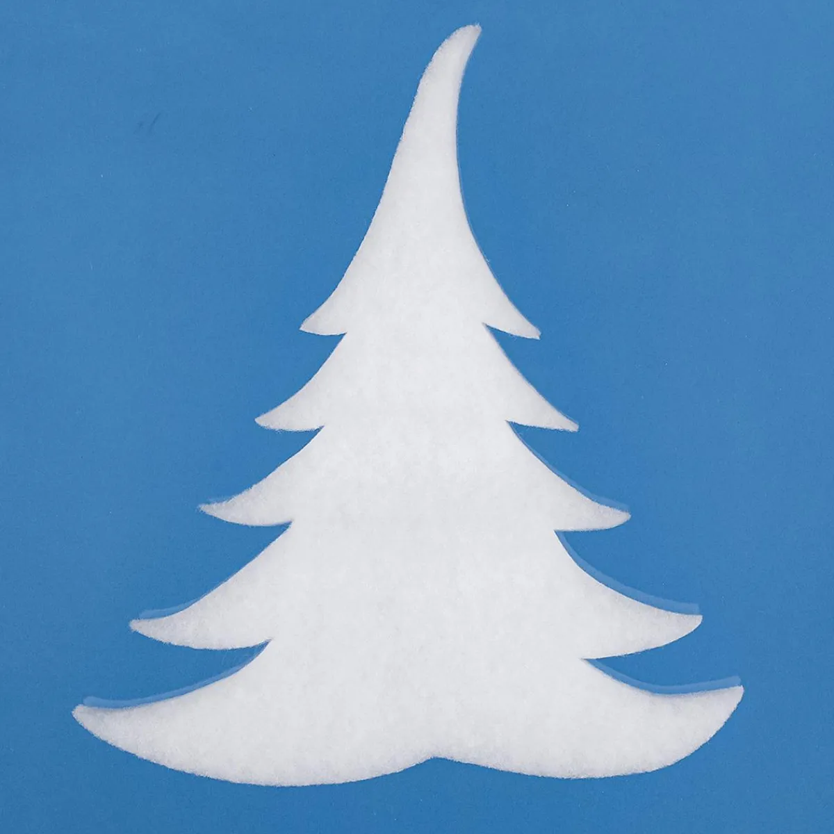Decoración De Invierno>DecoWoerner Abeto De Nieve De Algodón Moldeado, , 18 Cm blanco