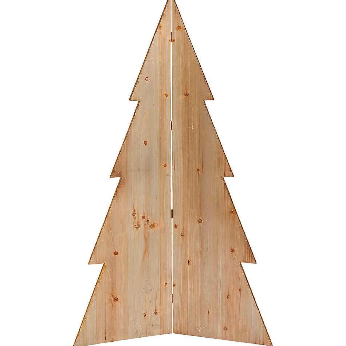 Decoración Natural|Figuras De Navidad>DecoWoerner Abeto Decorativo De Madera Altura 100 Cm Madera natural