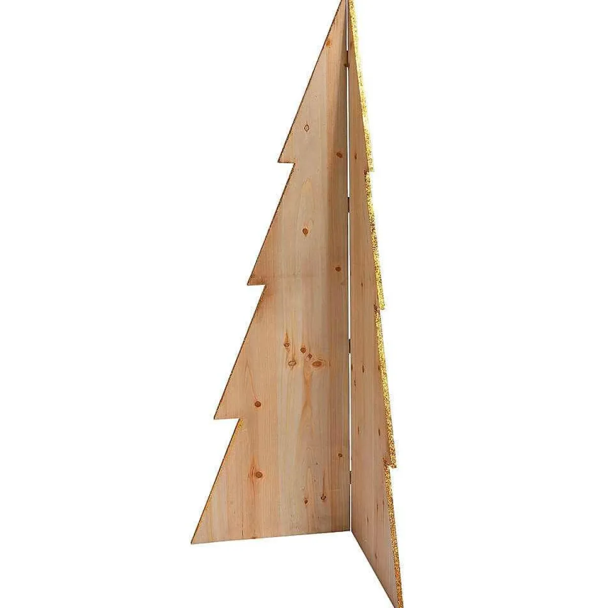 Decoración Natural|Figuras De Navidad>DecoWoerner Abeto Decorativo De Madera Altura 100 Cm Madera natural