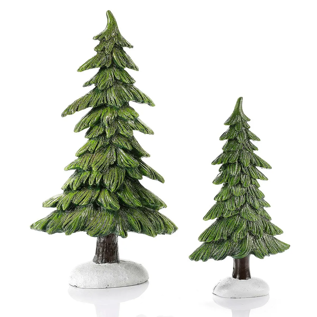 Figuras De Navidad>DecoWoerner Abeto Decorativo De Piedra Fundida, 30 Cm De Altura verde