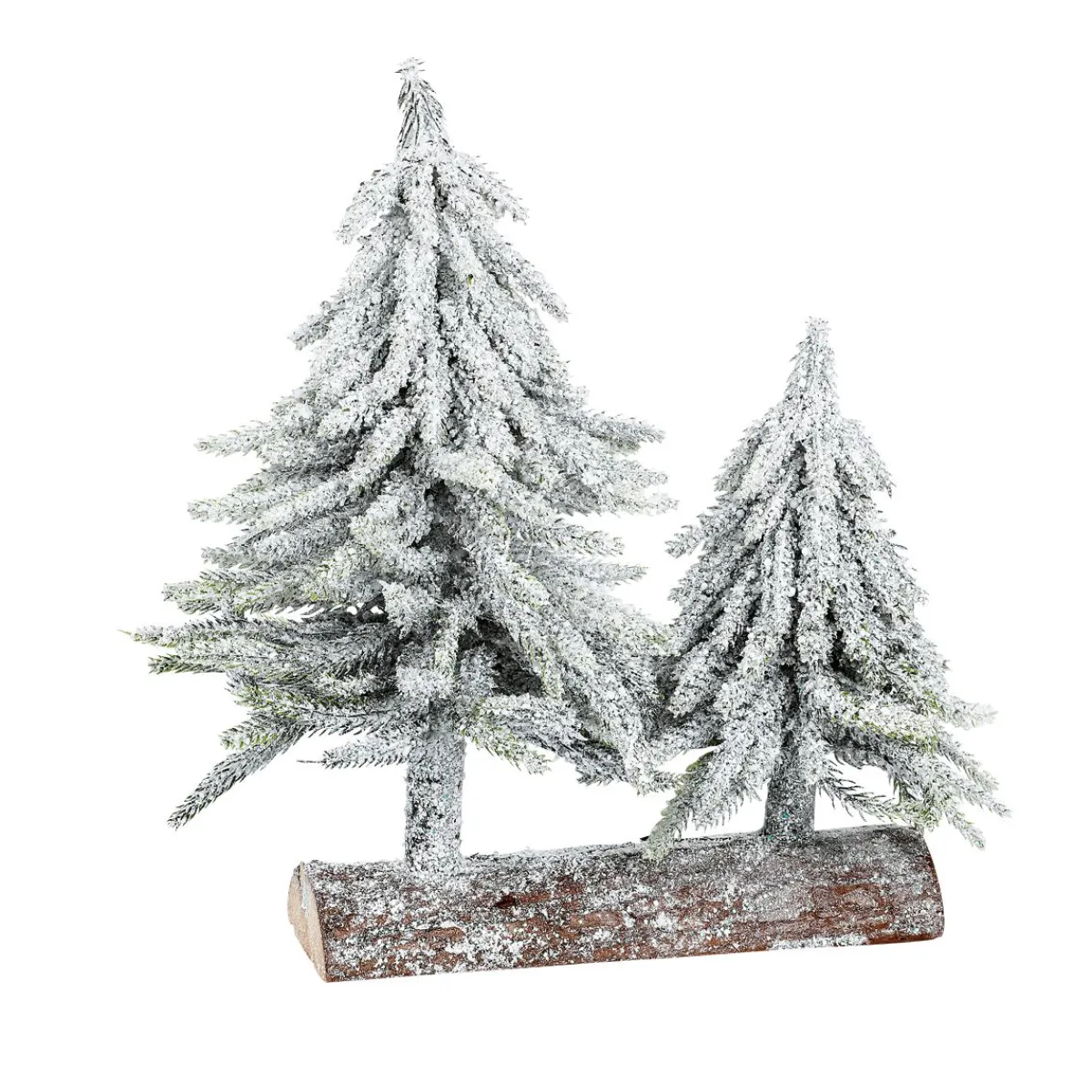 Decoración De Invierno|Árboles De Mesa Y Ramas De Abeto>DecoWoerner Abeto- Stand 16 X 28 Cm Nevado verde