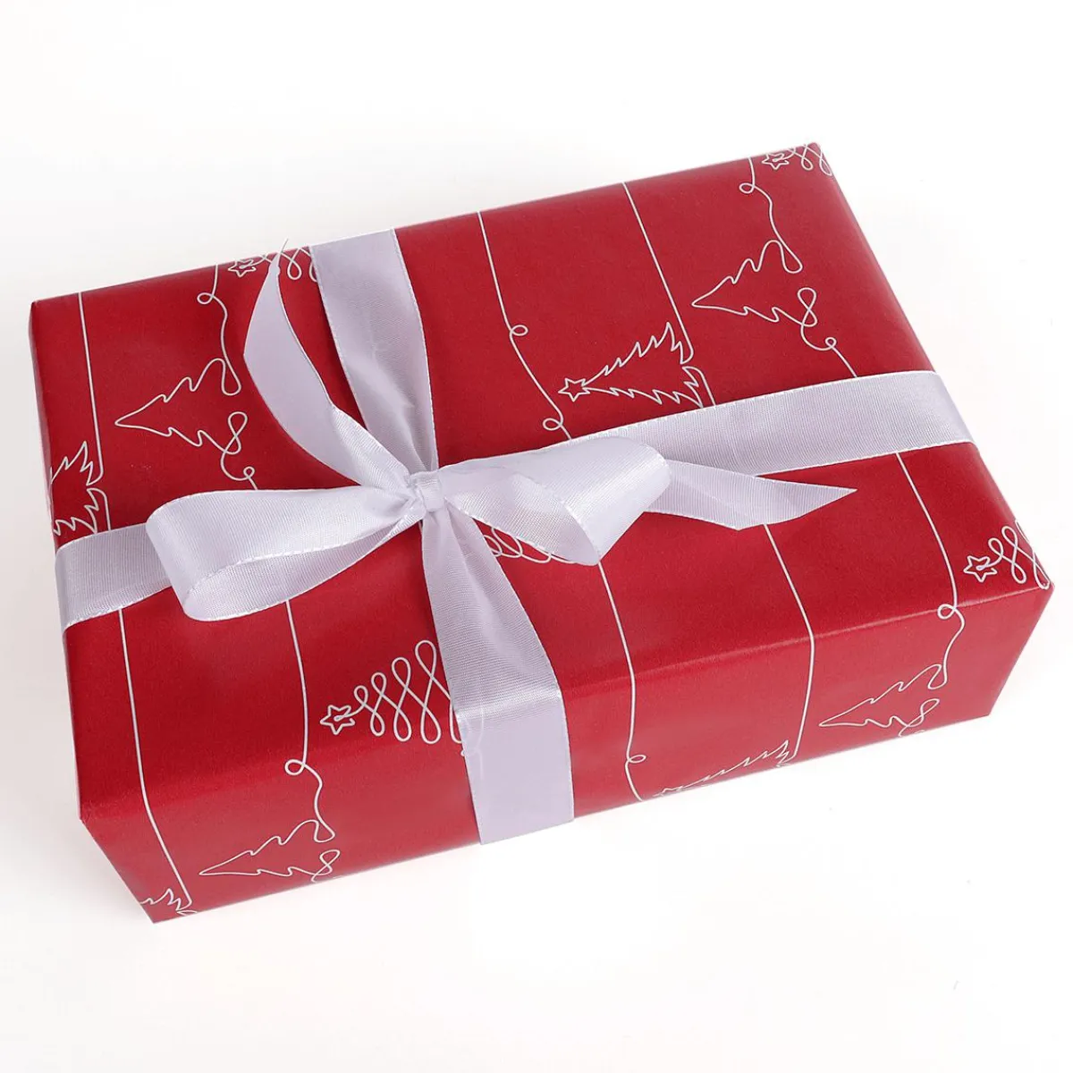 Papel De Regalo>DecoWoerner Adornos De Papel De Regalo Para El árbol De Navidad rojo