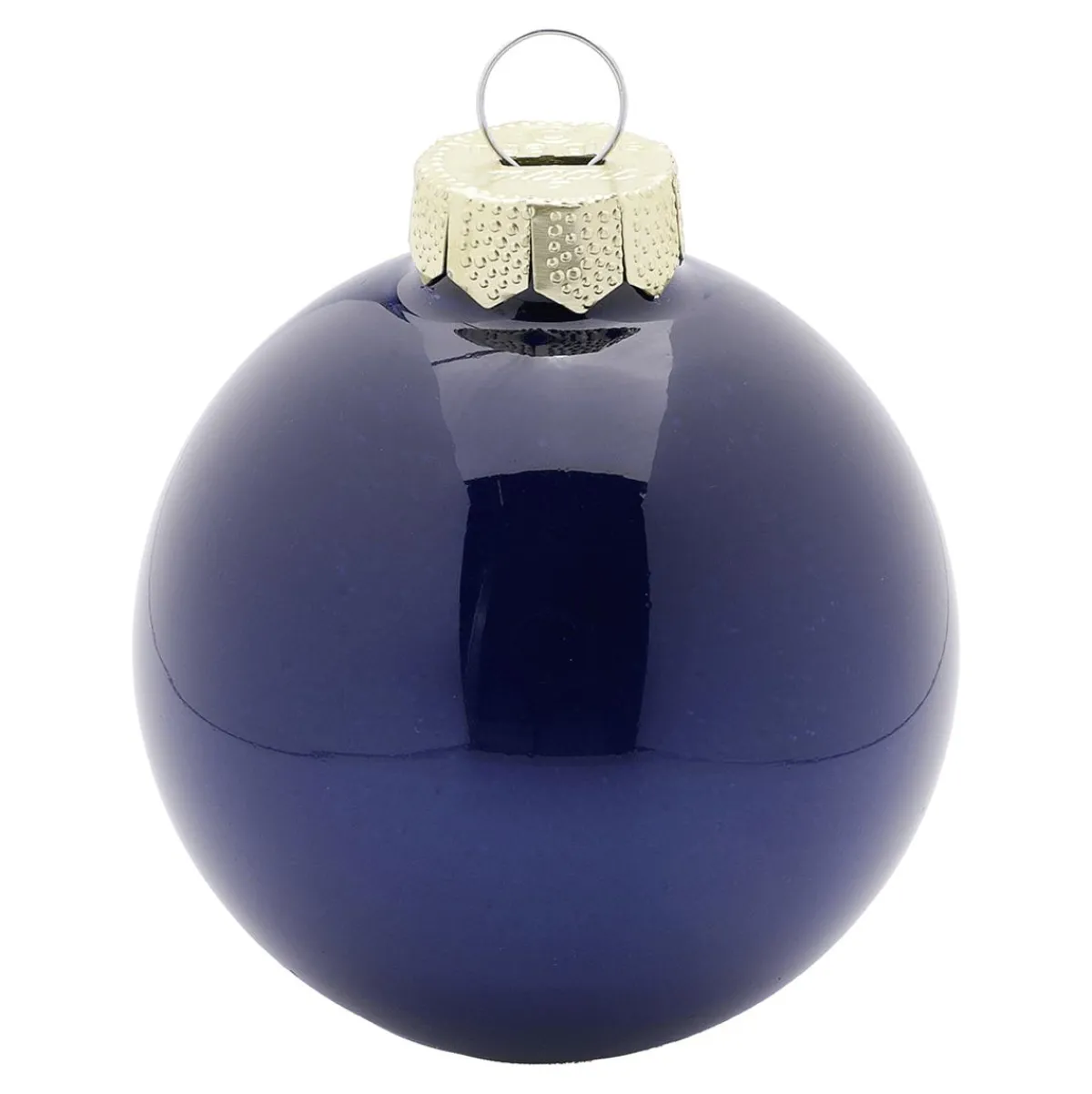 Bolas De Navidad>DecoWoerner Adornos Navideños De Cristal Con 3 Acabados Diferentes En Oscuro azul