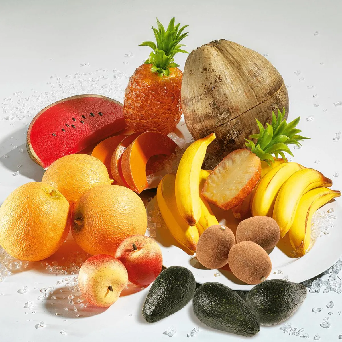 Verduras Y Hierbas|Frutas>DecoWoerner Aguacate De Imitación, 3 Piezas verde
