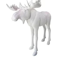 Decoración De Animales|Decoración Navideña Xxl>DecoWoerner Alce Decorativo Altura 210 Cm, blanco