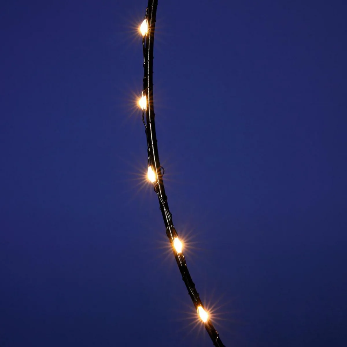Luces De Navidad>DecoWoerner Anillo De Luces LED Para Exteriores, LED Cálido, Ø 50 Cm negro