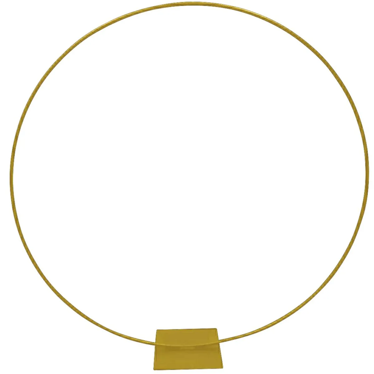 Ayudas Y Herramientas De Decoración|Decoración Temática>DecoWoerner Anillo Decorativo De Metal, Ø 200 Cm oro