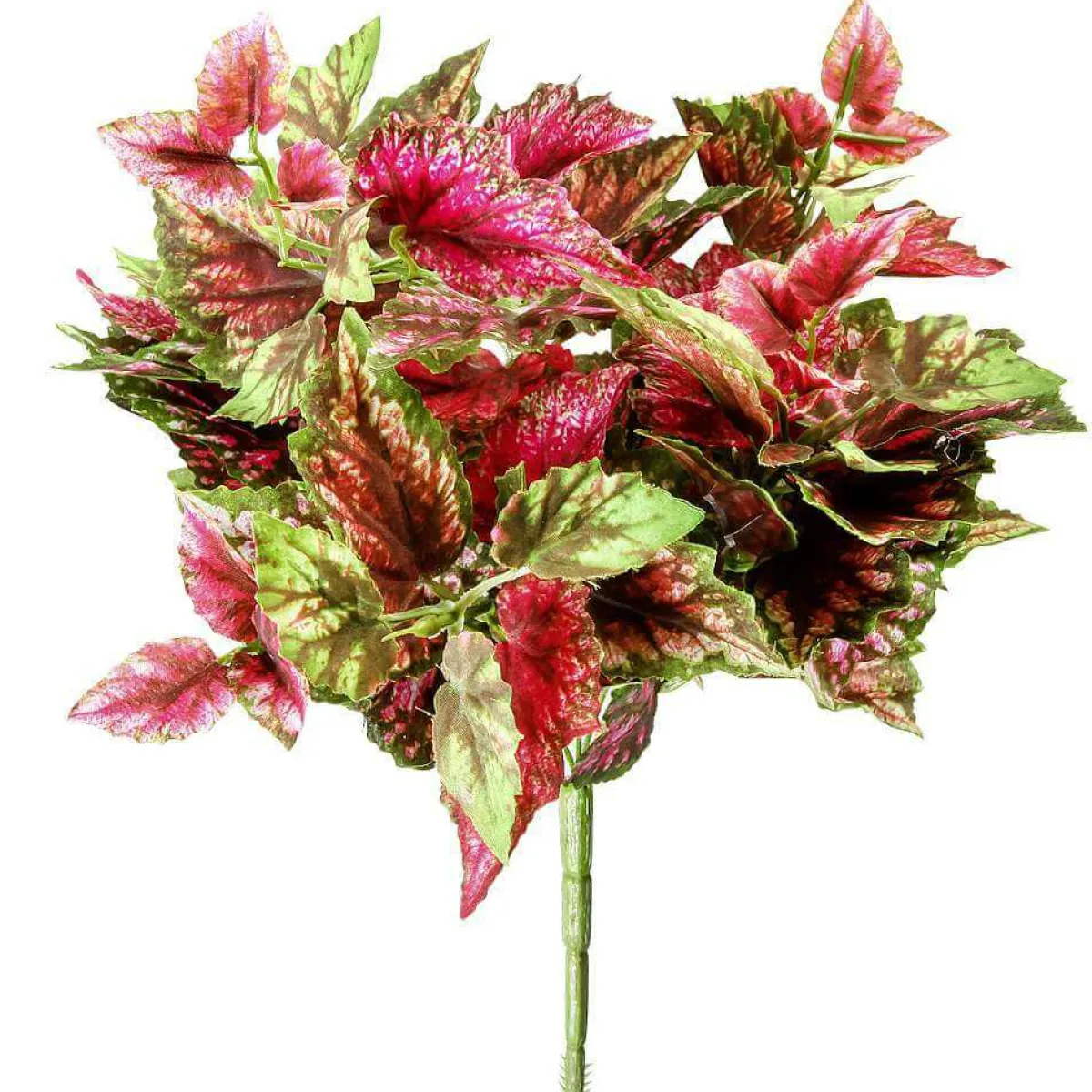 Plantas Verdes|Hojas>DecoWoerner Arbusto De Begonia Artificial , 30 Cm rojo