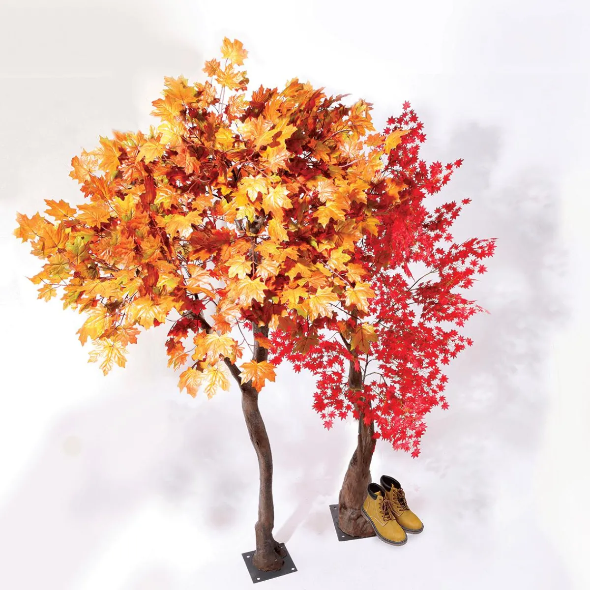 Decoración De Otoño|Árboles Artificiales>DecoWoerner Arce Artificial árbol De Otoño -amarillo, 270 Cm naranja