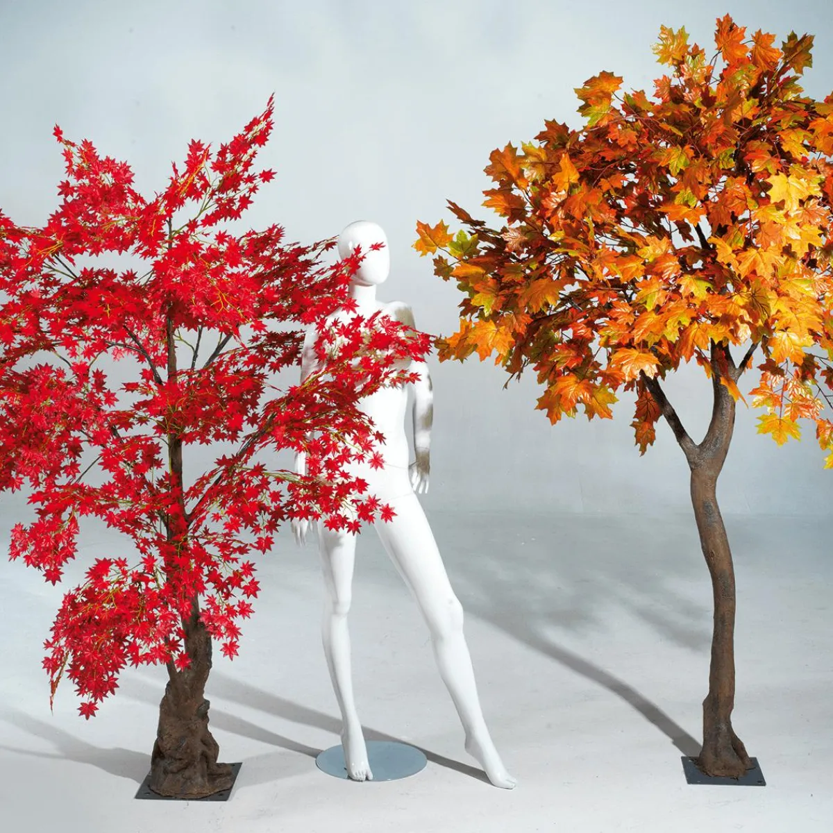 Decoración De Otoño|Árboles Artificiales>DecoWoerner Arce Artificial árbol De Otoño -amarillo, 270 Cm naranja