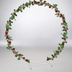 Ayudas Y Herramientas De Decoración|Decoración Temática>DecoWoerner Arco De Boda Dorado Redondo Arco De Metal 200 Cm oro