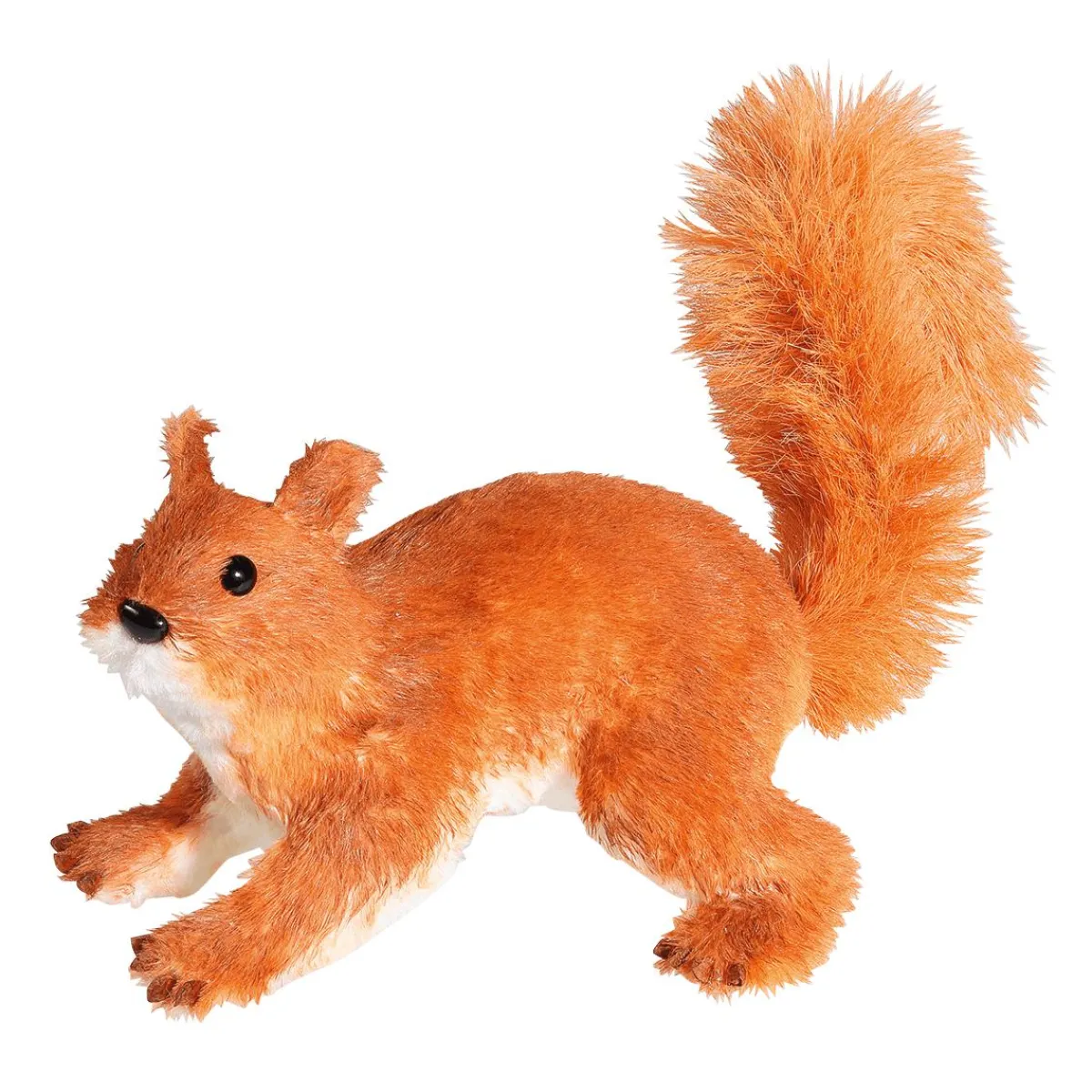 Decoración De Animales|Decoración De Otoño>DecoWoerner Ardilla Decorativa Altura 24 Cm naranja