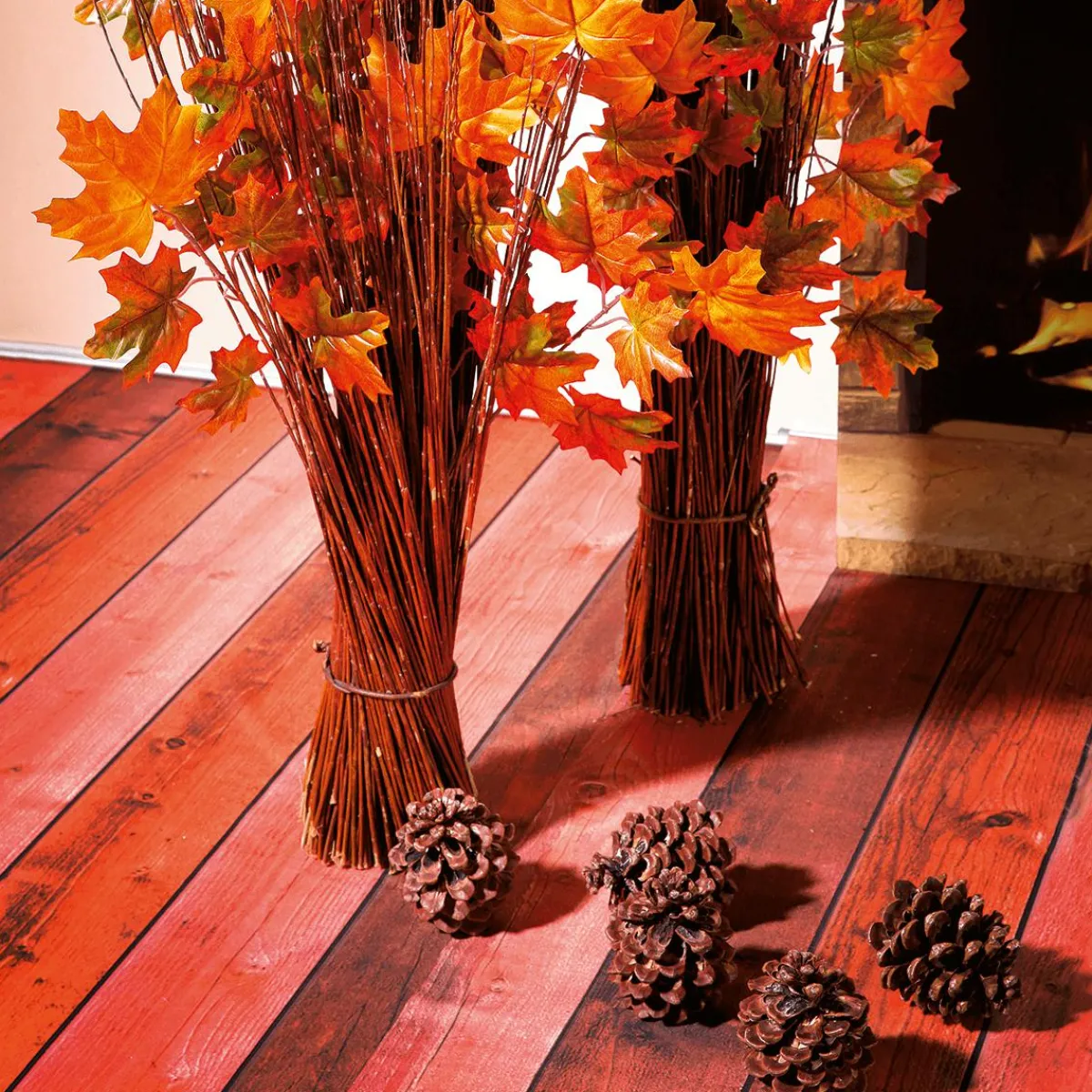 Decoración Dispersa>DecoWoerner Artículos Para Dispersar Piñas De Pino, 10 Piezas marrón