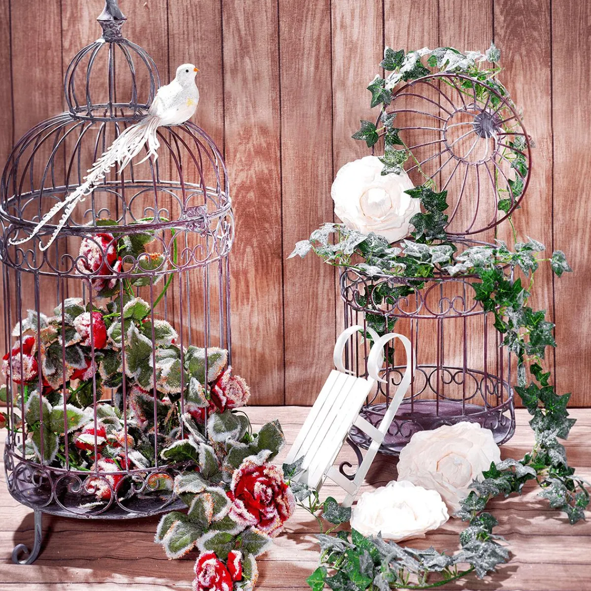 Decoración De Animales|Decoración Temática>DecoWoerner Ave Decorativa Color 38 Cm blanco