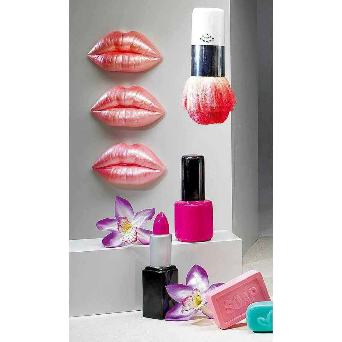 Decoración Temática>DecoWoerner Barra De Labios Decorativa 60 Cm rosa