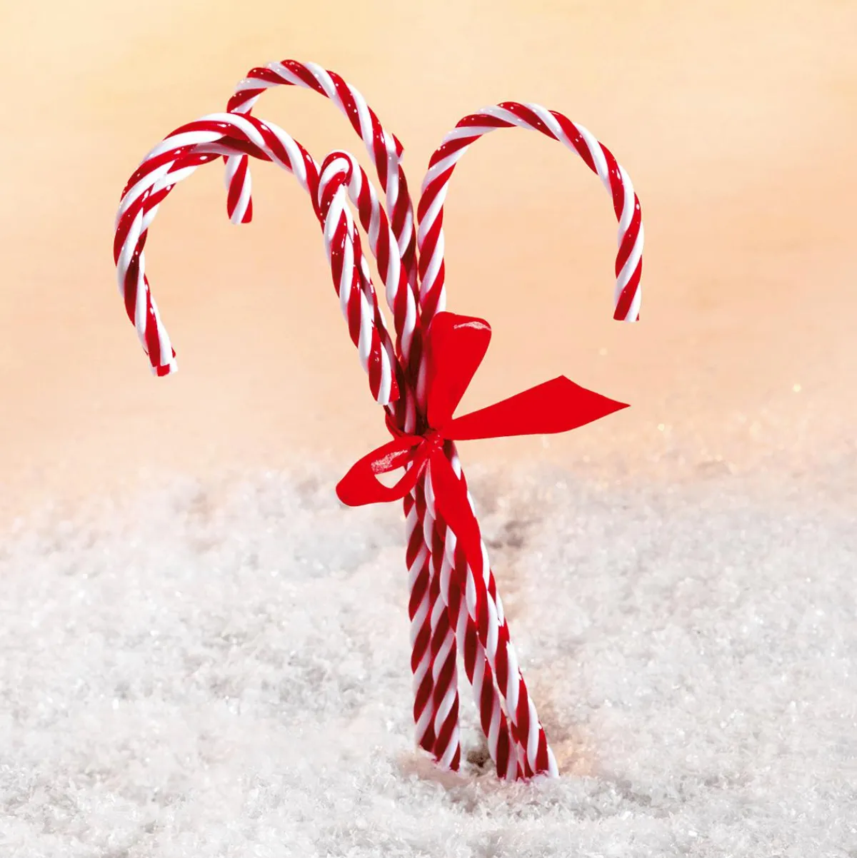 Chupetes Xxl|Figuras De Navidad>DecoWoerner Bastones De Azúcar XXL Alimento De Imitación 5 Piezas 50 Cm rojo