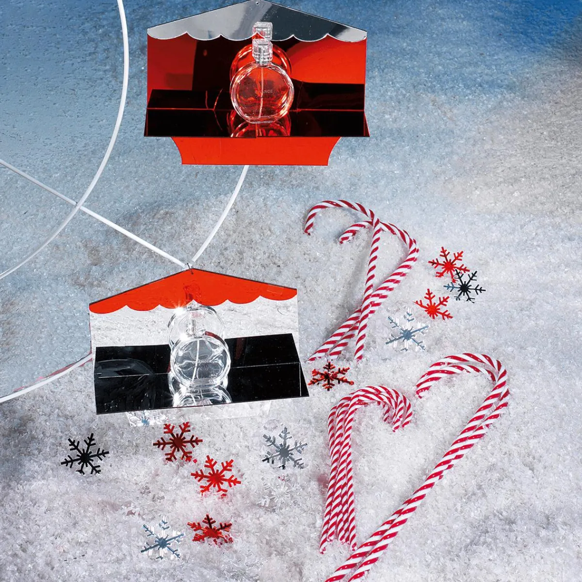 Chupetes Xxl|Figuras De Navidad>DecoWoerner Bastones De Azúcar XXL Alimento De Imitación 5 Piezas 50 Cm rojo