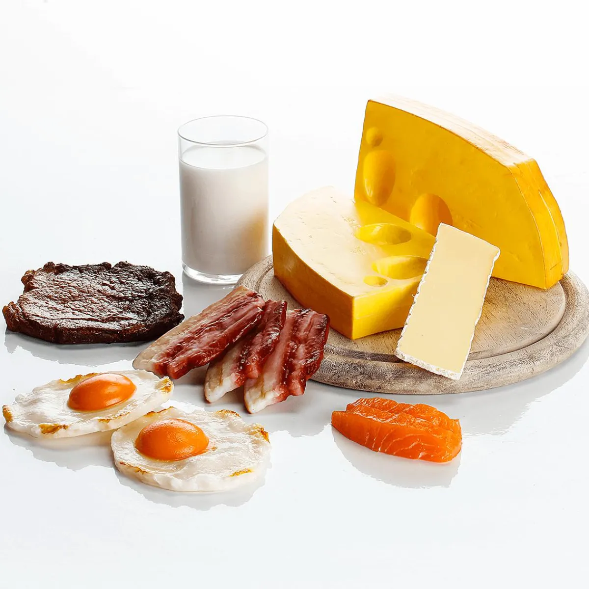 Bebidas>DecoWoerner Bebida Vaso De Leche Alimento De Imitación 10 Cm blanco