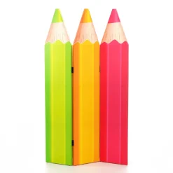 Expositores Para Tiendas|Decoración Temática>DecoWoerner Biombo "Lápices De Colores" 160 Cm multicolor
