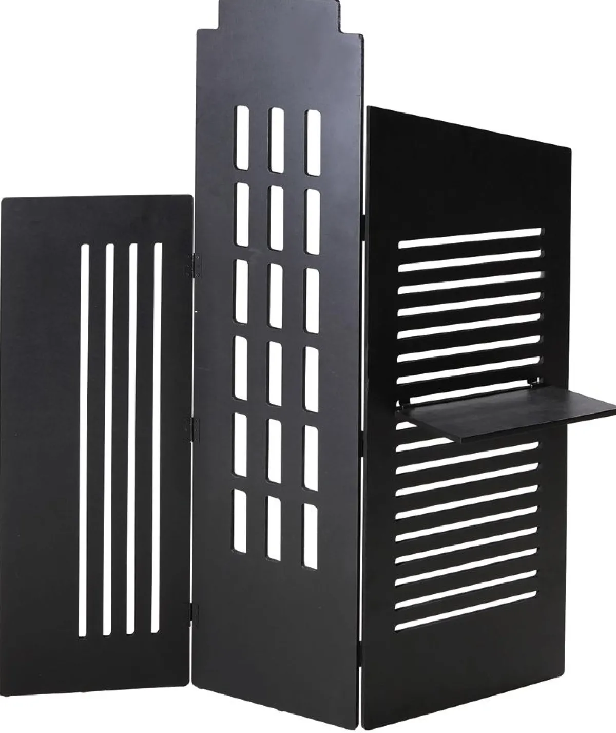 Expositores Para Tiendas|Decoración Natural>DecoWoerner Biombo "Skyline" 115 Cm negro