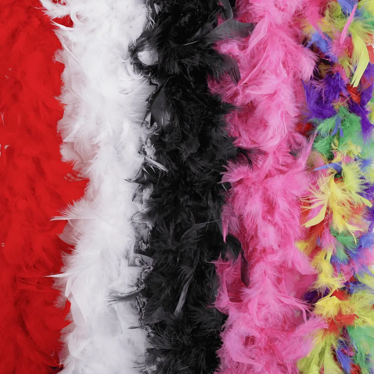 Decoración Temática>DecoWoerner Boa De Plumas, Colorida, 180 Cm multicolor