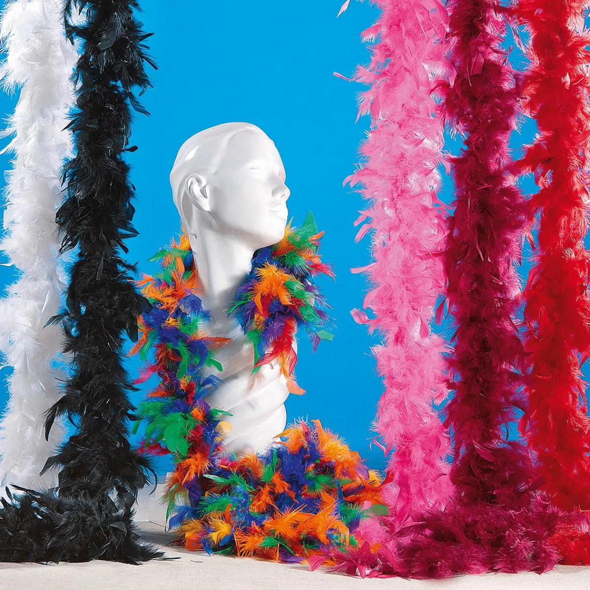 Decoración Temática>DecoWoerner Boa De Plumas, Colorida, 180 Cm multicolor