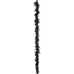 Decoración Temática>DecoWoerner Boa De Plumas, Negra, 180 Cm negro