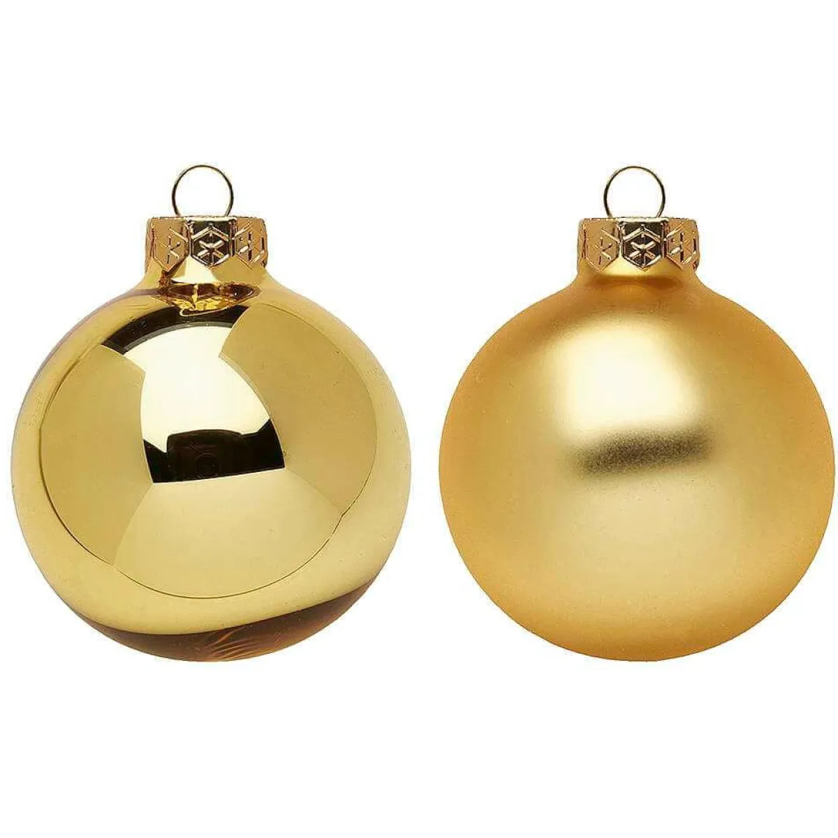 Bolas De Navidad>DecoWoerner Bola De Navidad De Vidrio 8 Cm, , 6 Piezas oro
