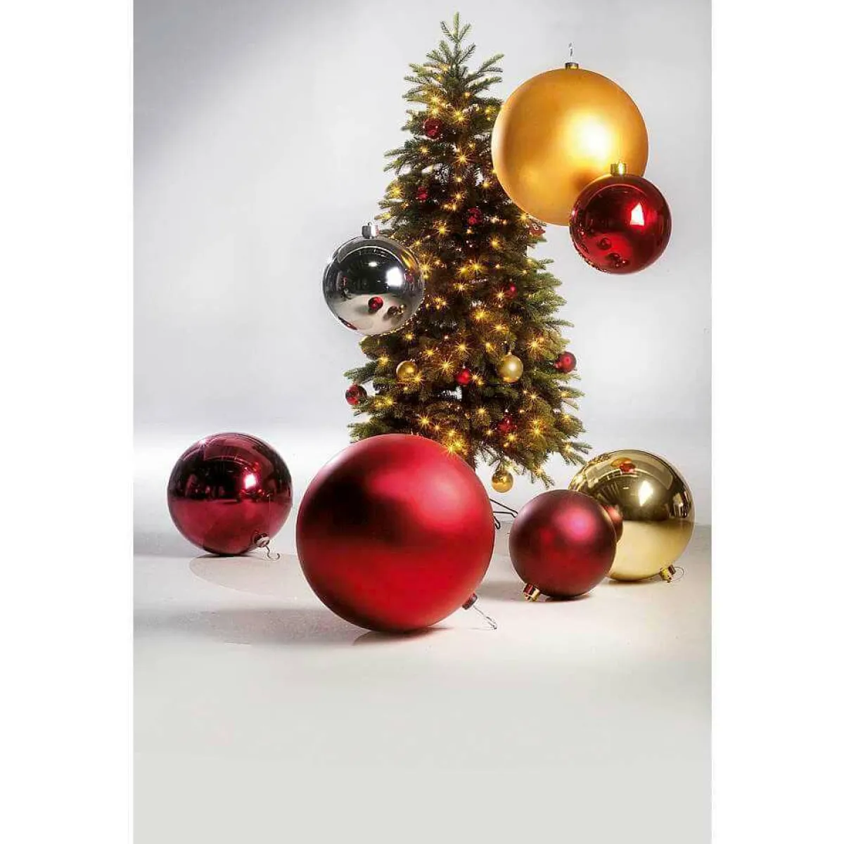 Bolas De Navidad>DecoWoerner Bola De Navidad XXL Mate, 30 Cm oro