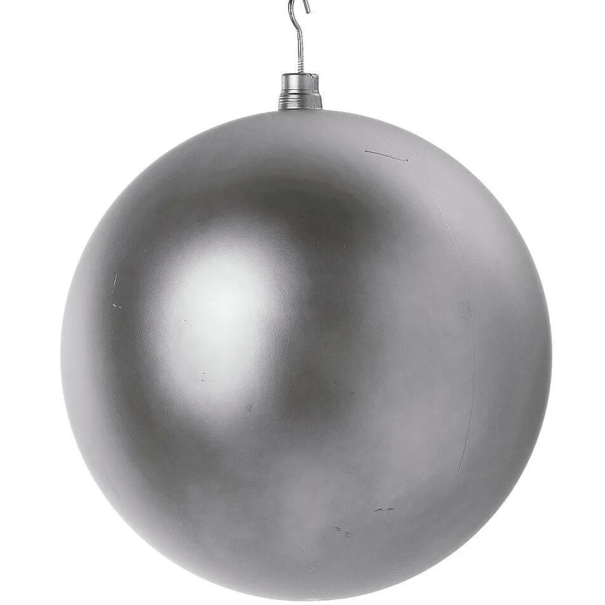 Decoración Navideña Xxl|Bolas De Navidad>DecoWoerner Bola De Navidad XXL Mate, 50 Cm plata