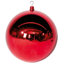 Decoración Navideña Xxl|Bolas De Navidad>DecoWoerner Bola De Navidad XXL Roja Brillante, 50 Cm rojo