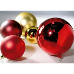 Decoración Navideña Xxl|Bolas De Navidad>DecoWoerner Bola De Navidad XXL Roja Brillante, 50 Cm rojo