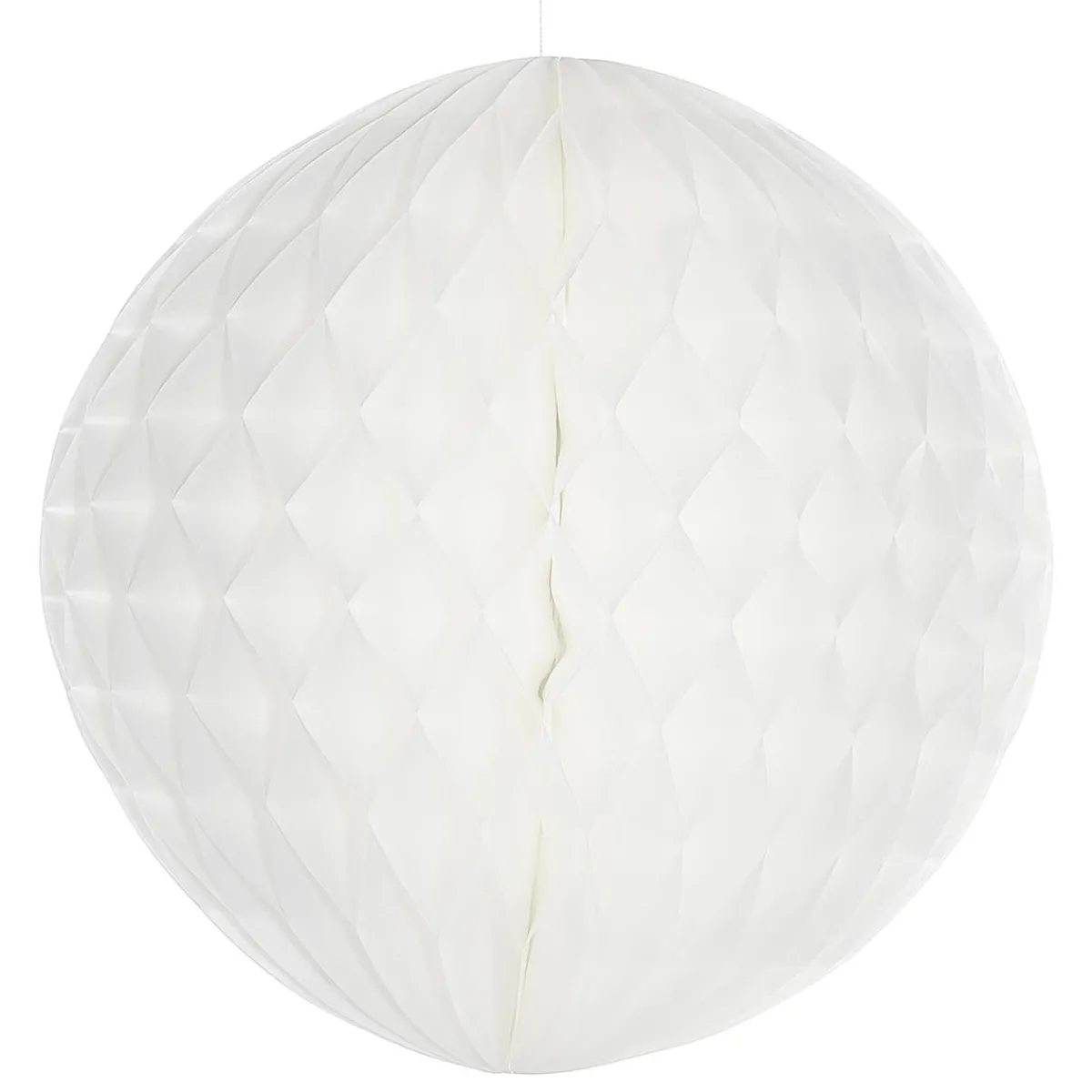 Decoración Temática>DecoWoerner Bola De Nido De Abeja Blanca, Ignífuga, B1 30 Cm Ø blanco