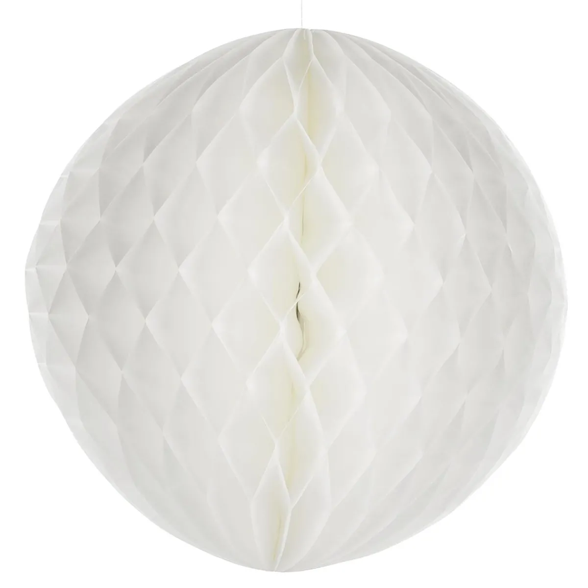 Decoración Temática>DecoWoerner Bola De Nido De Abeja Blanca, Ignífuga, B1 30 Cm Ø blanco