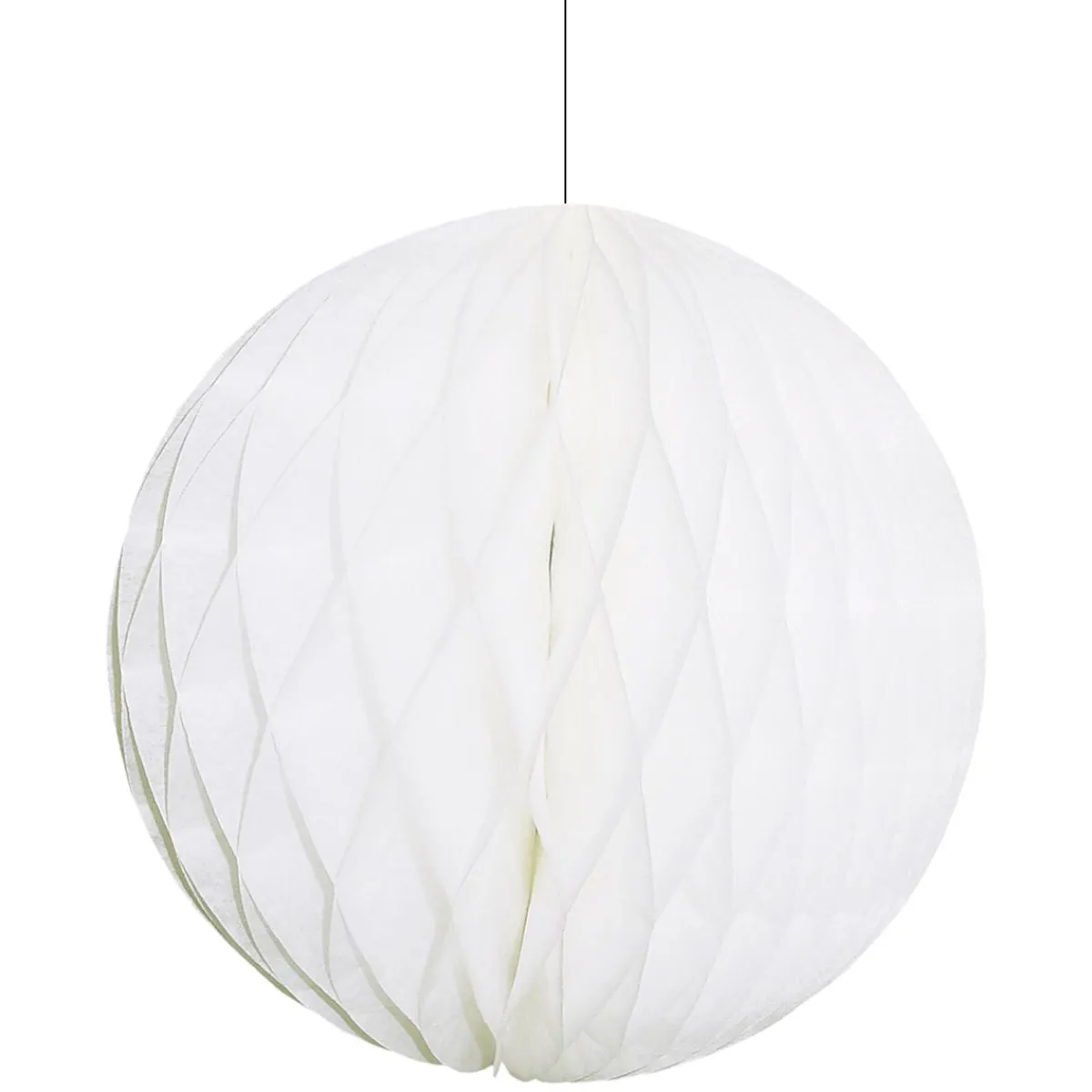 Decoración Temática>DecoWoerner Bola De Nido De Abeja Blanca, Ignífuga, B1 30 Cm Ø blanco