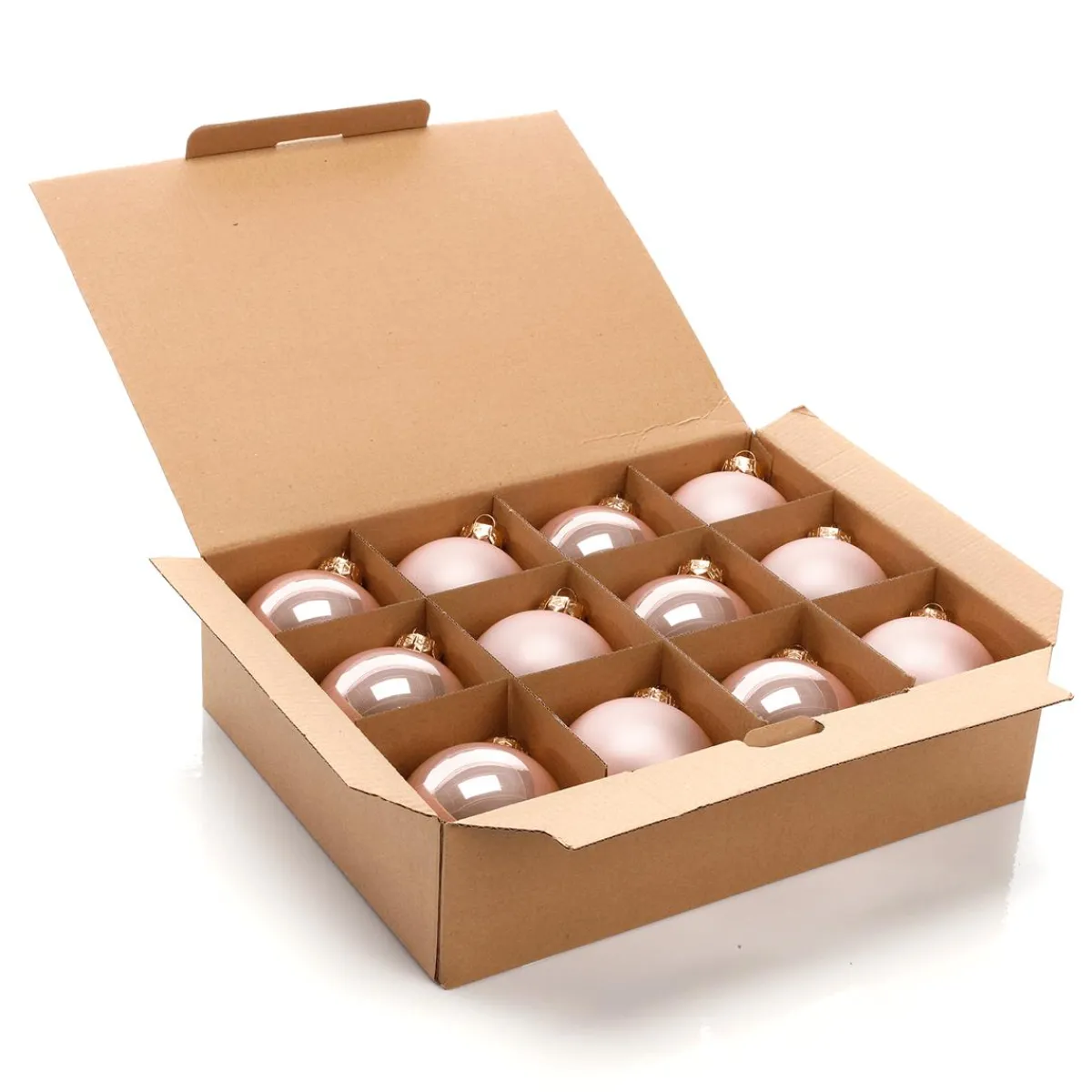Bolas De Navidad>DecoWoerner Bolas De Cristal Altrosé 6 Cm Ø - 24 Piezas rosa