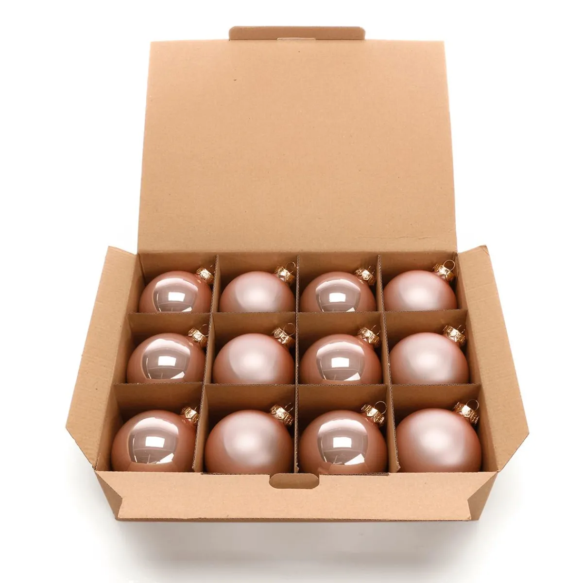 Bolas De Navidad>DecoWoerner Bolas De Cristal Altrosé 6 Cm Ø - 24 Piezas rosa