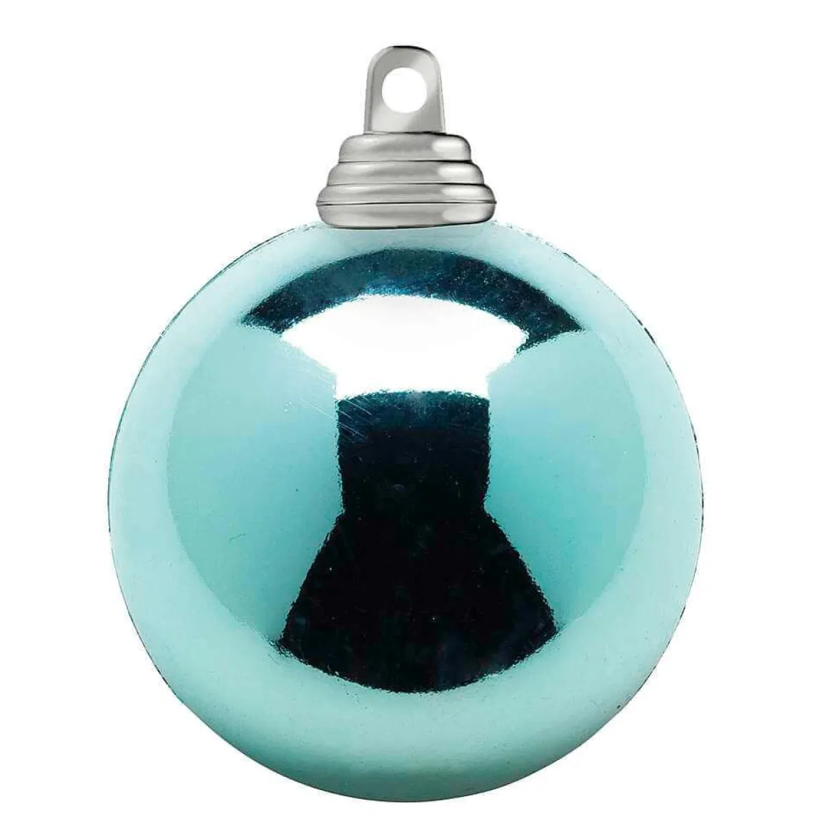 Bolas De Navidad>DecoWoerner Bolas De Navidad De Plástico Claro Brillante, 6 Cm Ø - 24 Piezas azul