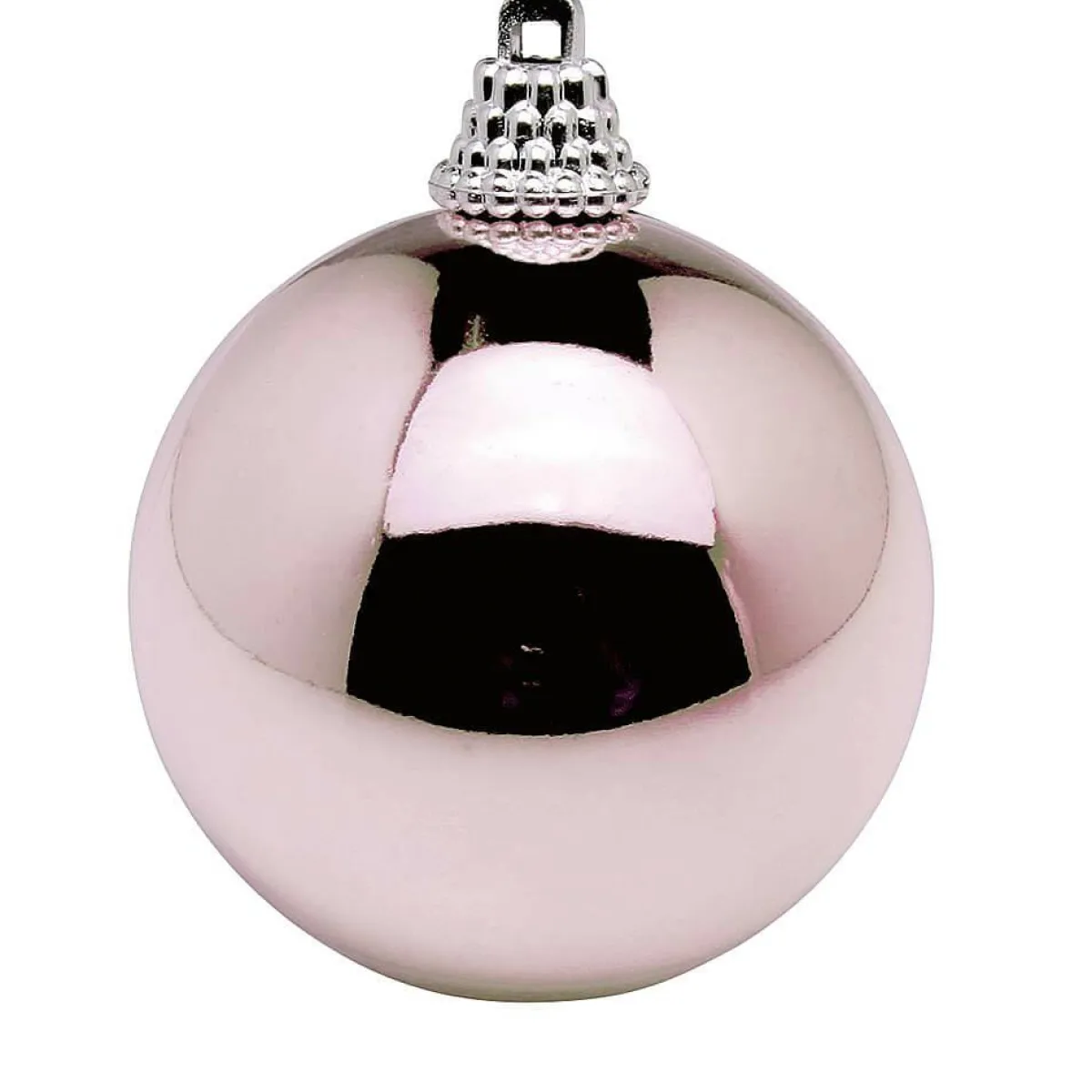 Bolas De Navidad>DecoWoerner Bolas De Navidad De Plástico Brillante, 6 Cm Ø - 24 Piezas rosa