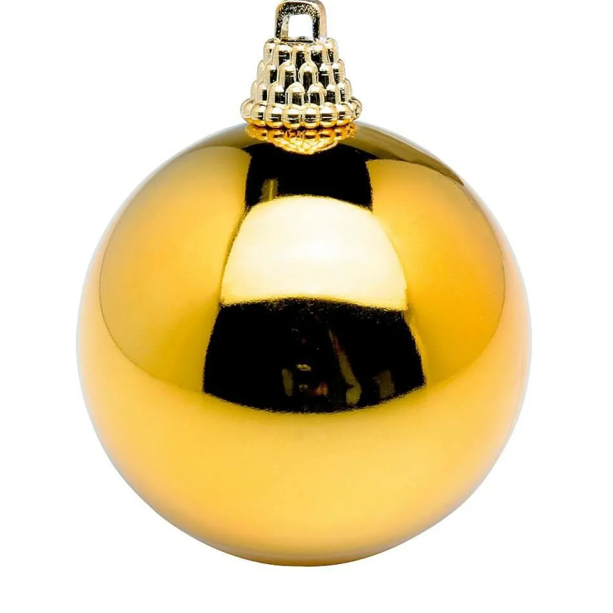 Bolas De Navidad>DecoWoerner Bolas De Navidad De Plástico Dorado Brillante, 6 Cm Ø - 24 Piezas oro