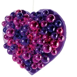 Bolas De Navidad>DecoWoerner Bolas De Navidad De Plástico Brillante, 6 Cm Ø - 24 Piezas rosa