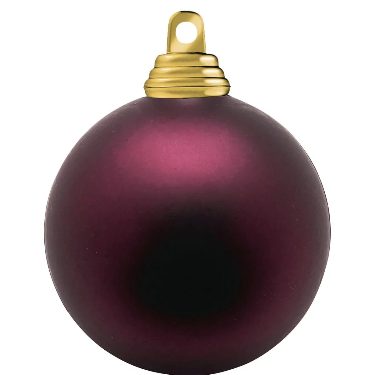 Bolas De Navidad>DecoWoerner Bolas De Navidad De Plástico, Color Vino, 6 Cm Ø - 24 Piezas rojo