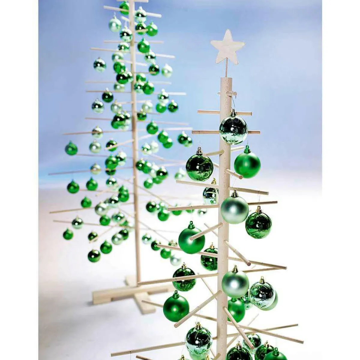 Bolas De Navidad>DecoWoerner Bolas De Navidad De Plástico Ignífugo Brillante, 6 Cm Ø - 24 Piezas verde
