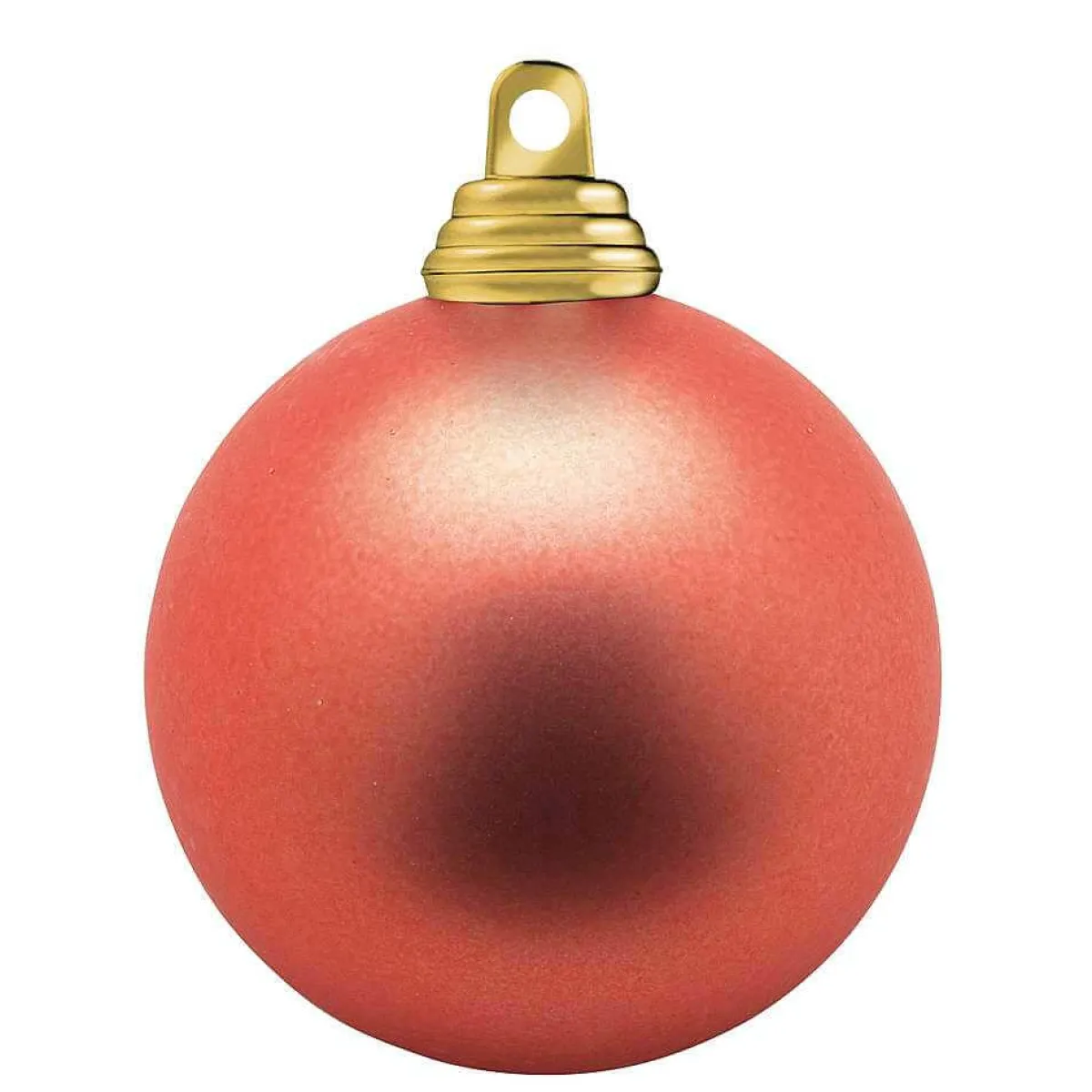 Bolas De Navidad>DecoWoerner Bolas De Navidad De Plástico Cobre Mate, Ignífugo, 6 Cm Ø - 24 Piezas rojo